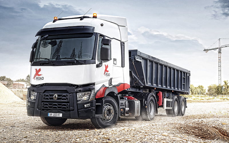 Renault T X-ROAD, 2019, new trucks, dump trucks, construction vehicles, Renault Trucks, HD wallpaper