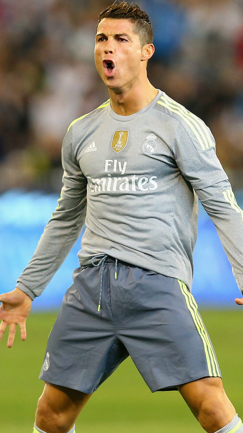 Cristiano Ronaldo, cr7, football, hala madrid, real madrid, spain, HD phone wallpaper