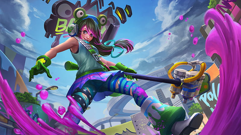 Punk Polly In Heroes Of Newerth, heroes-of-newerth, games, HD wallpaper