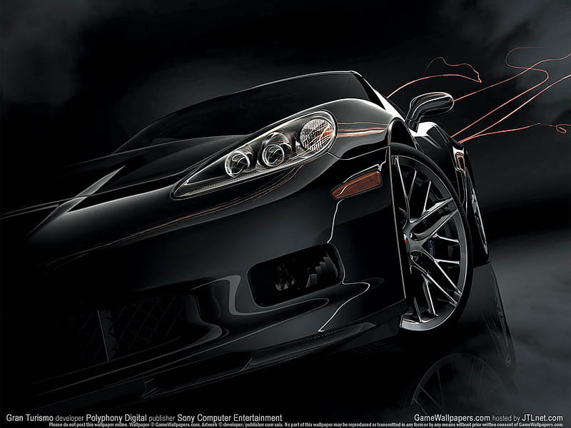 The Car, race, gran turismo, shine, racing, video game, black, 3d