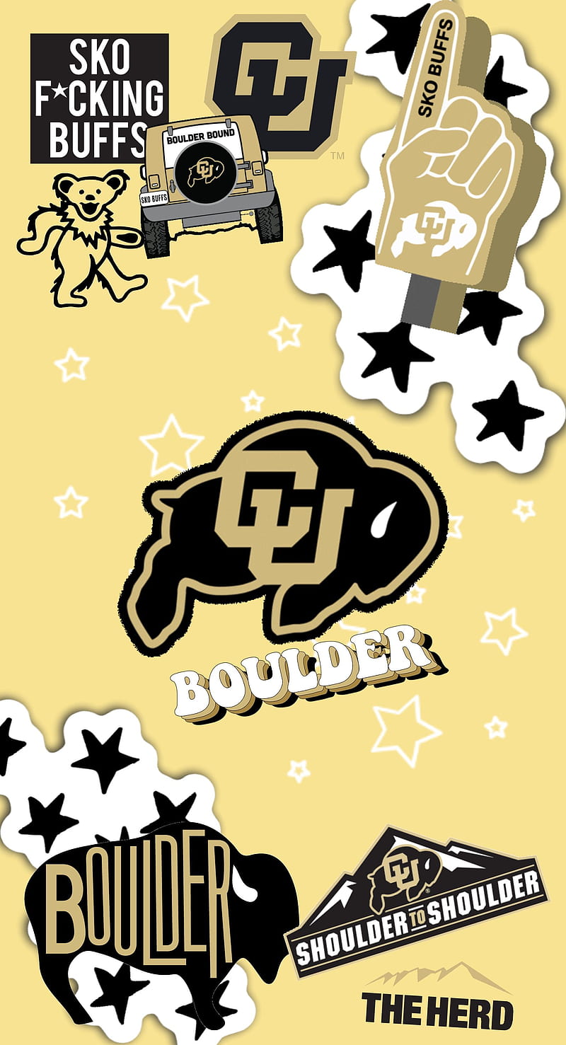 Cu Boulder Logo, Colorado Buffaloes, HD phone wallpaper