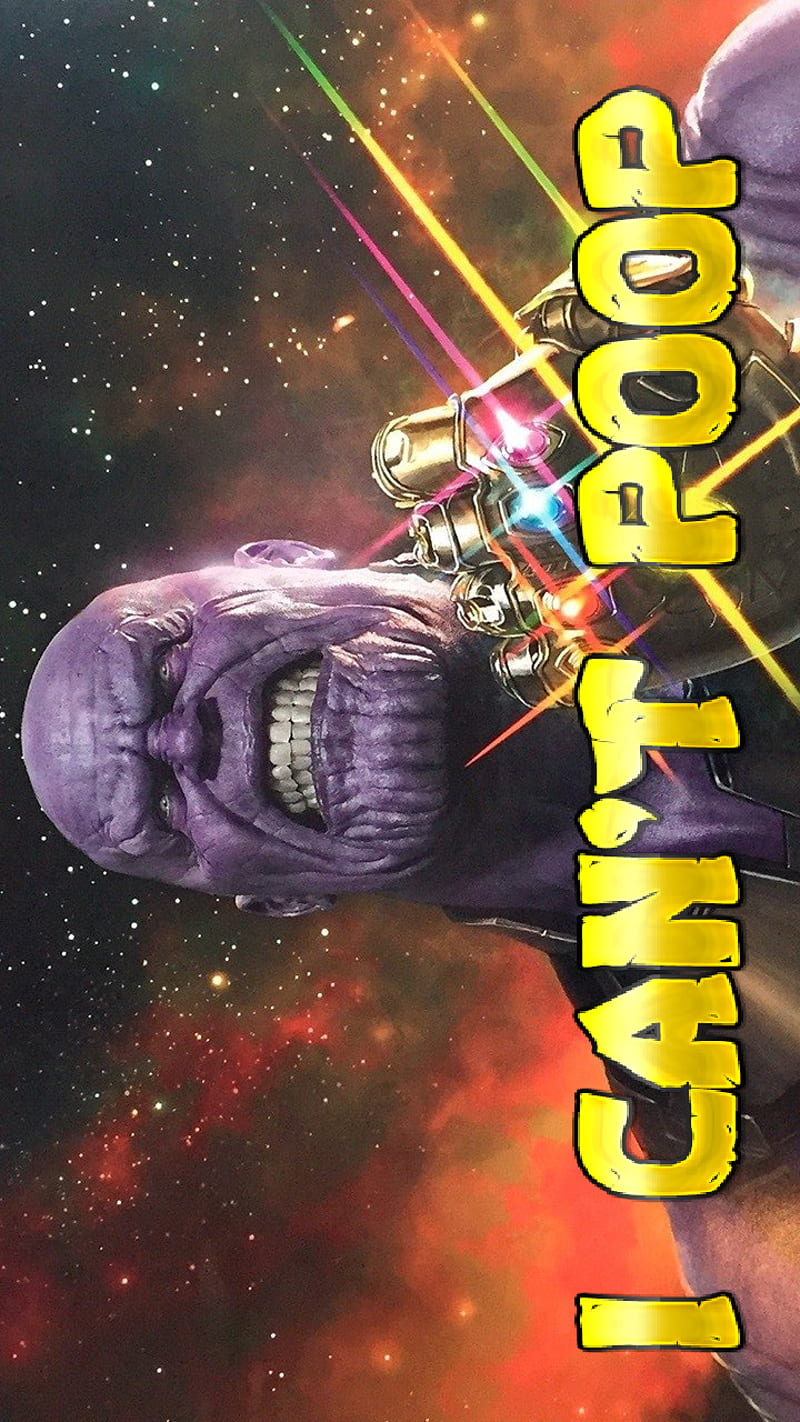 Thanos pooping, avengers, infinity war, thanos funny, fecklessabandon,  feckless angels, HD phone wallpaper | Peakpx