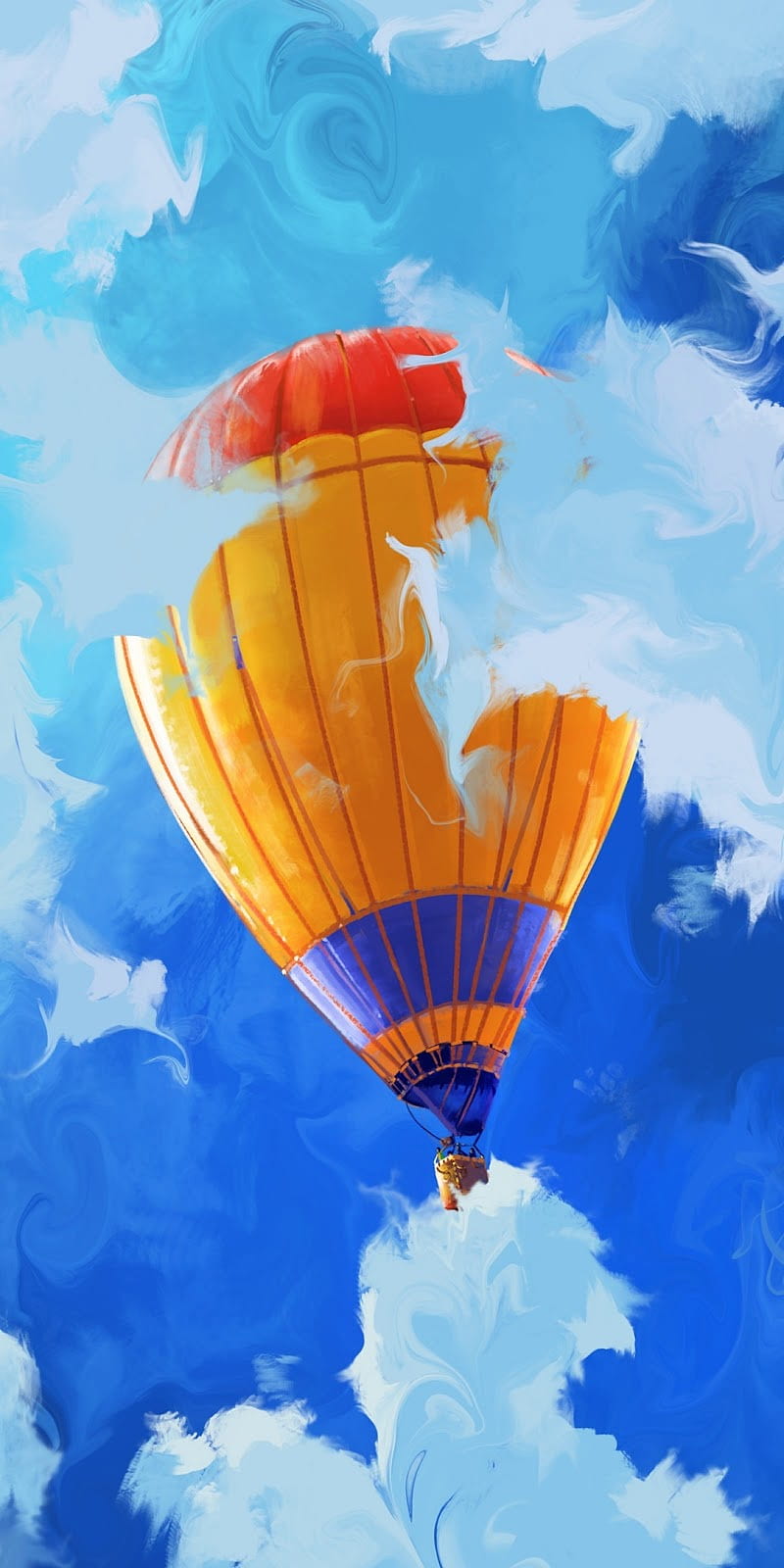 Sky, air, ballon, HD phone wallpaper