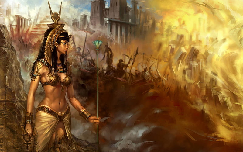 cleopatra, queen, ancient, egypt, HD wallpaper