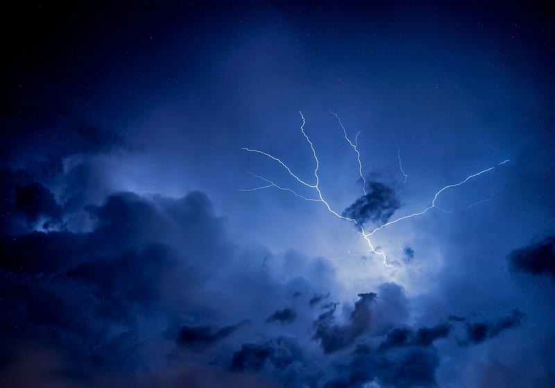Thunder Storm , thunderstorm, lightning, nature, HD wallpaper