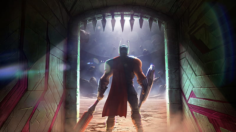 Thor Contest Of Champions, marvel-contest-of-champions, games, marvel, behance, thor, HD wallpaper