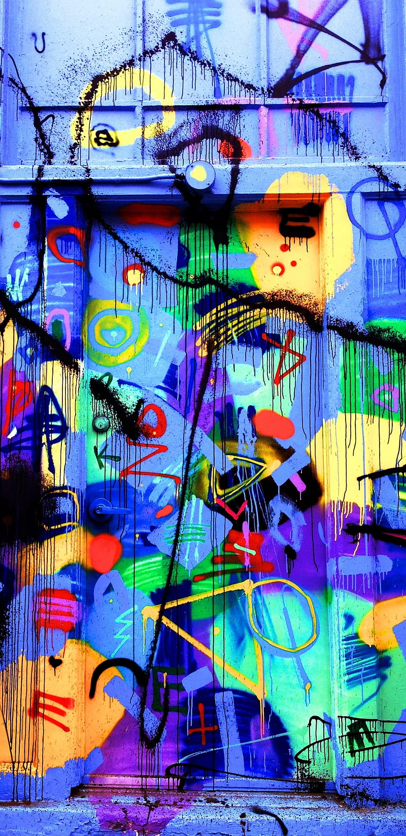 GRAFFITI, color, wall, HD phone wallpaper