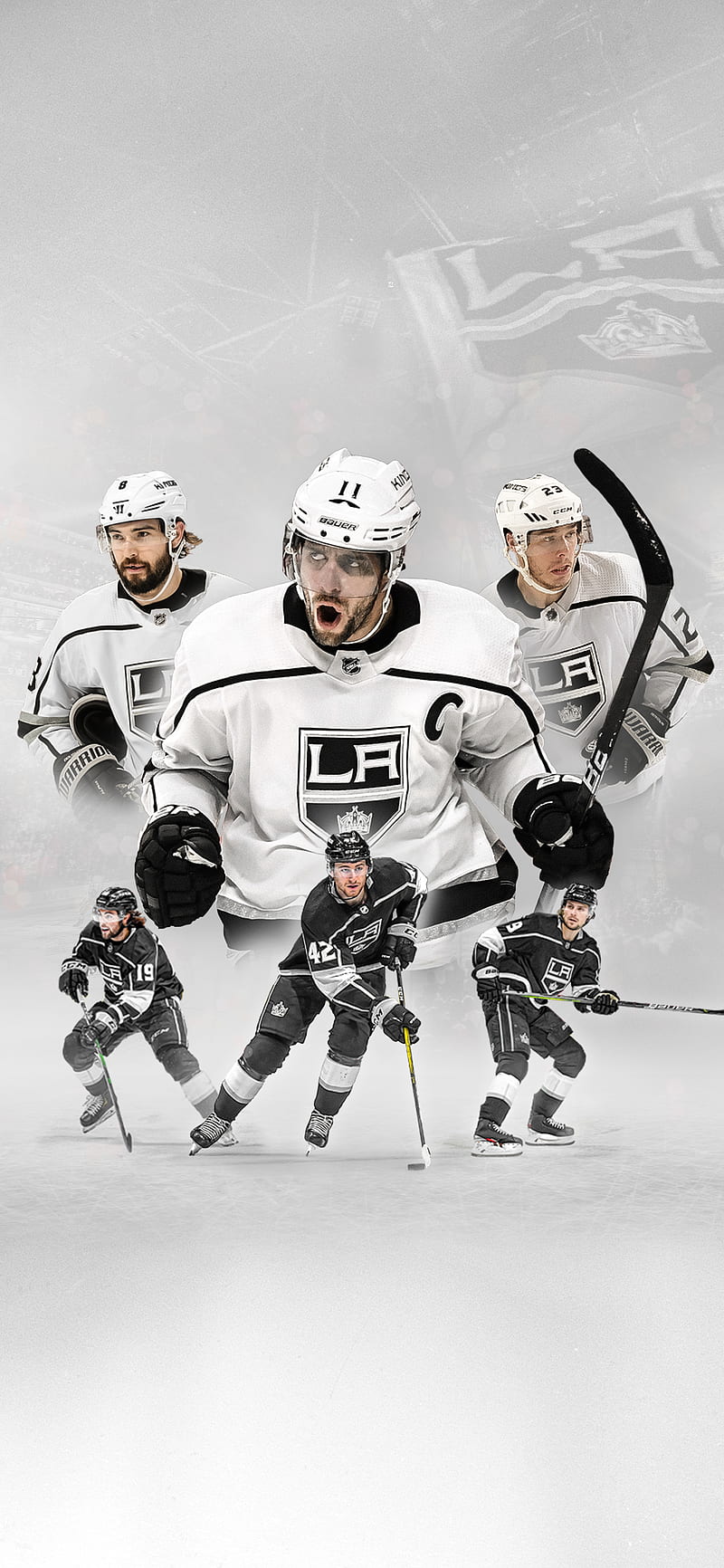 Los Angeles Kings (NHL) iPhone X/XS/XR Lock Screen Wallpaper