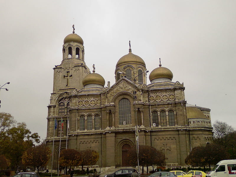 Varna, cathedral, centrum, nice, HD wallpaper