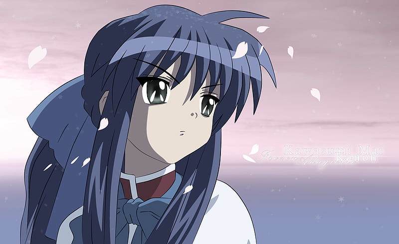 Screenshot of an anime character from clannad air kanon, 1080p