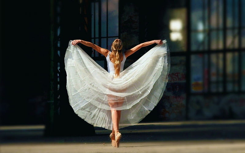 Ballerina, BEAUTY, THEATER, DANCE, BALLET, HD wallpaper