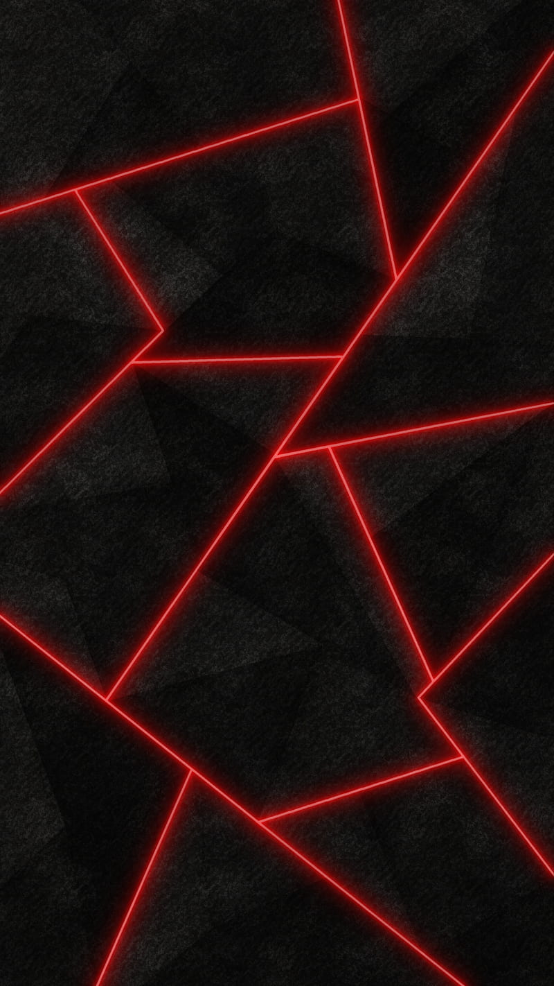 Red Magic 3, abstract, background, nubia, pattern, polygon, red lines, red  magic, HD phone wallpaper | Peakpx