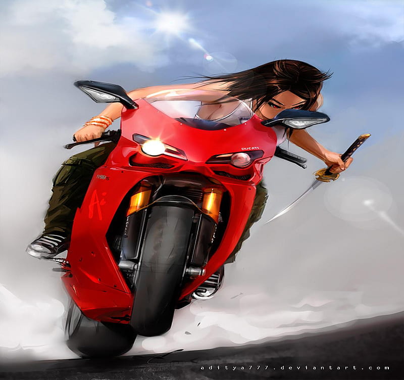 Red Bike by tantaku on DeviantArt