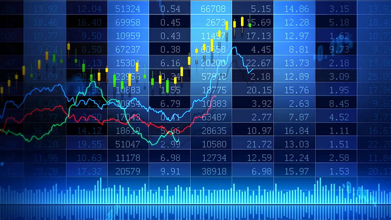 Stock Market Perfect Line Chart Representation, Chart Pattern, HD wallpaper