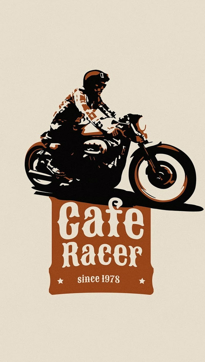 Cafe Racer, motorcycle, old, HD phone wallpaper