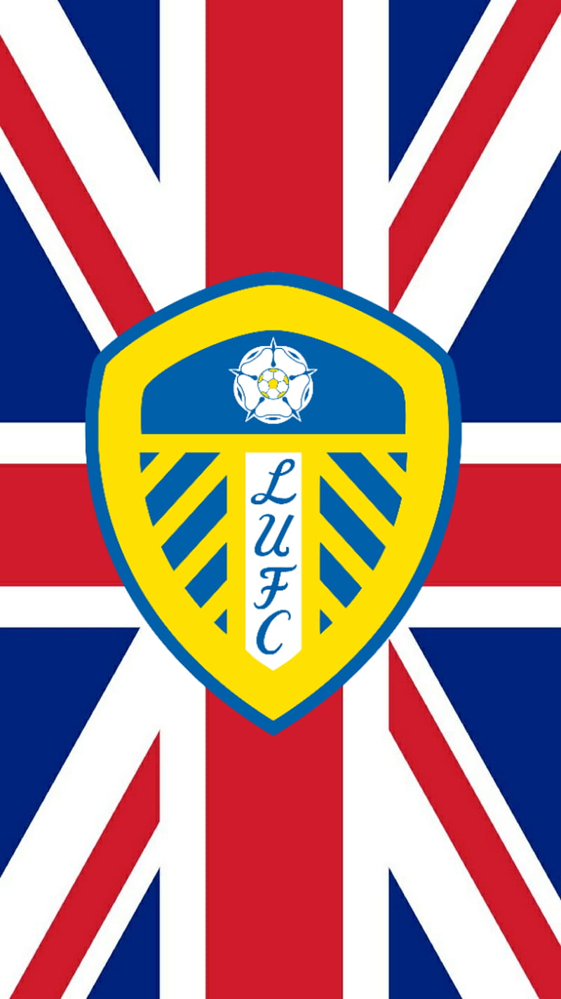 Leeds United FC, british, flag, football club, leeds, leeds united, leeds utd, union jack, HD phone wallpaper