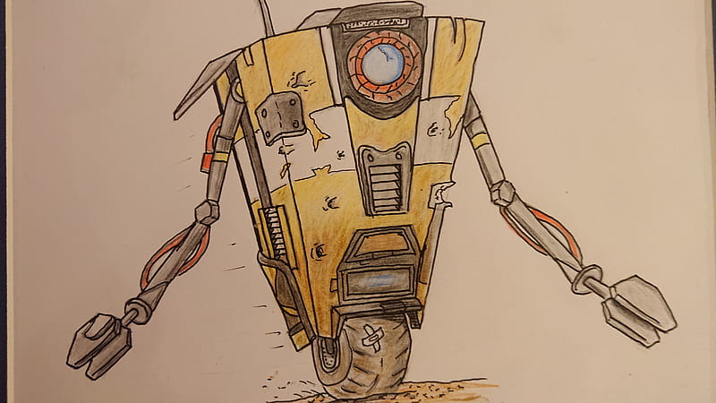 How to Draw Clap Trap Borderlands  YouTube