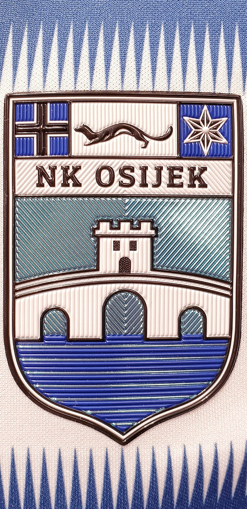 NK Osijek, croatia, football, kohorta, logo, nkosijek, HD phone wallpaper