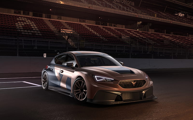 2020, Seat Cupra Leon Competition, front view, exterior, tuning Cupra Leon, race car, spanish cars, Seat, HD wallpaper