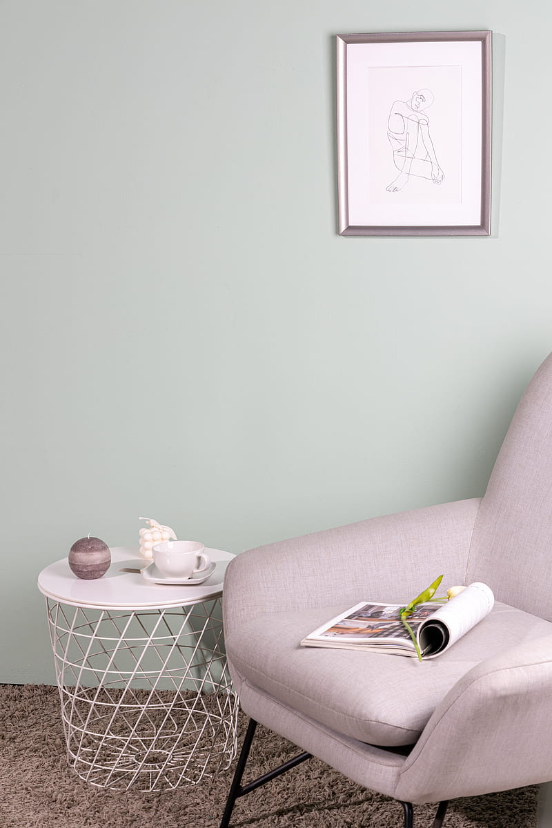 armchair, table, interior, decor, HD phone wallpaper