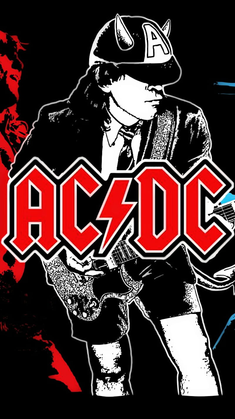 Wallpaper ID 1444718  2K acdc background acdc poster band logo free  download