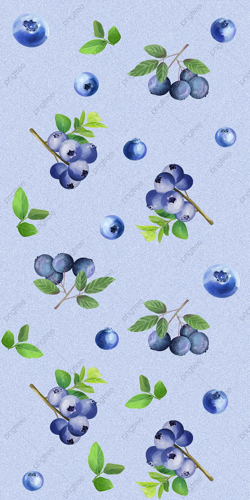 Fruit Watercolor Green Leaves Blueberry Background, Fruit, Watercolor, Blueberry Background for, Blueberries, HD phone wallpaper