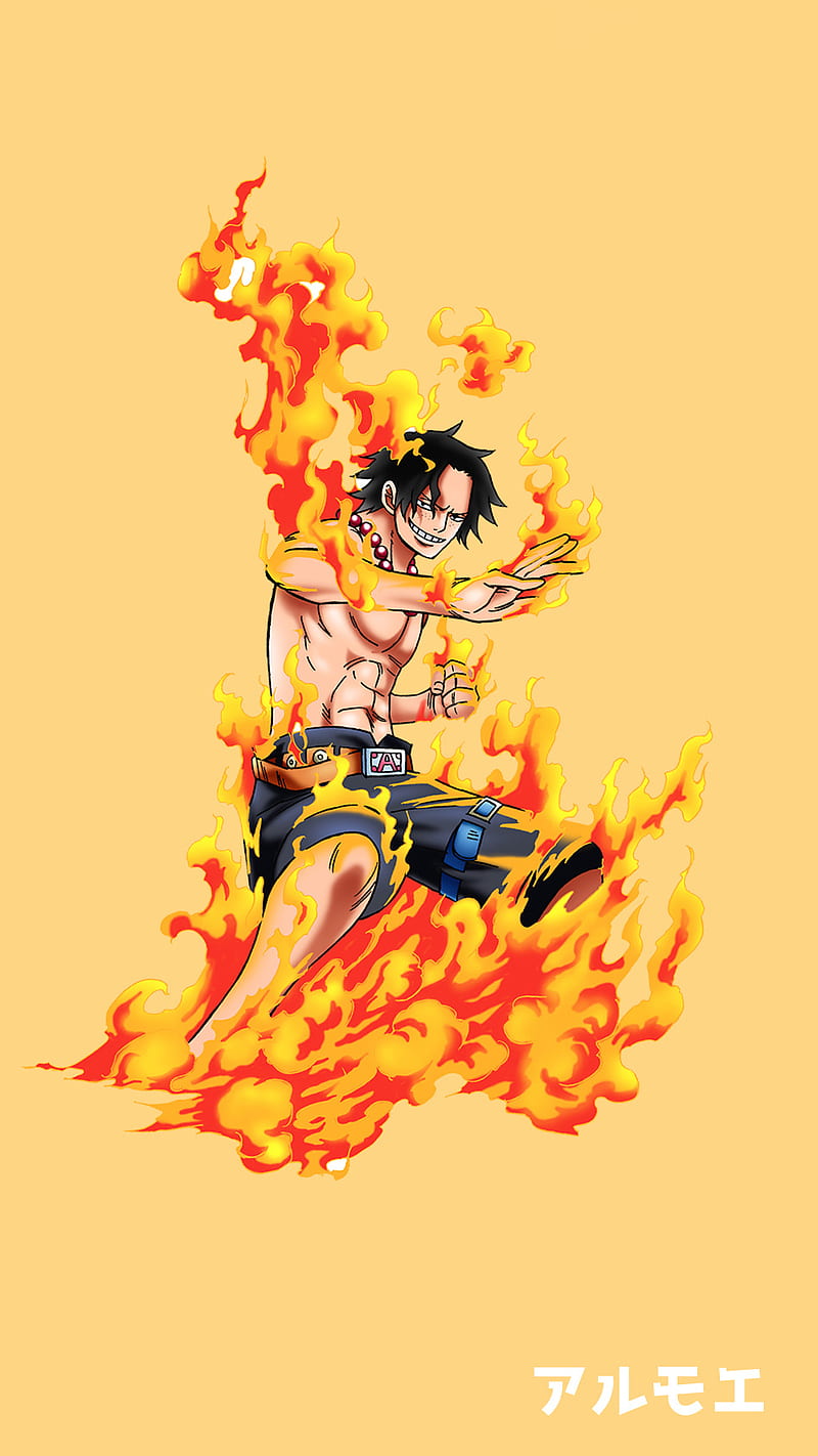 portgas d ace, ace, almoe, gold d roger, luffy, one piece, HD phone wallpaper