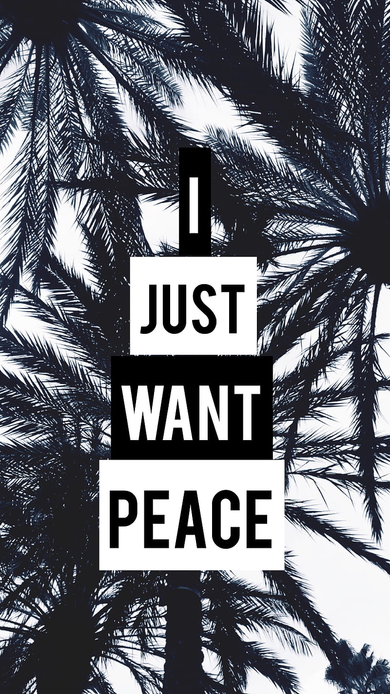 Eu so quero paz, paz, peace, HD phone wallpaper