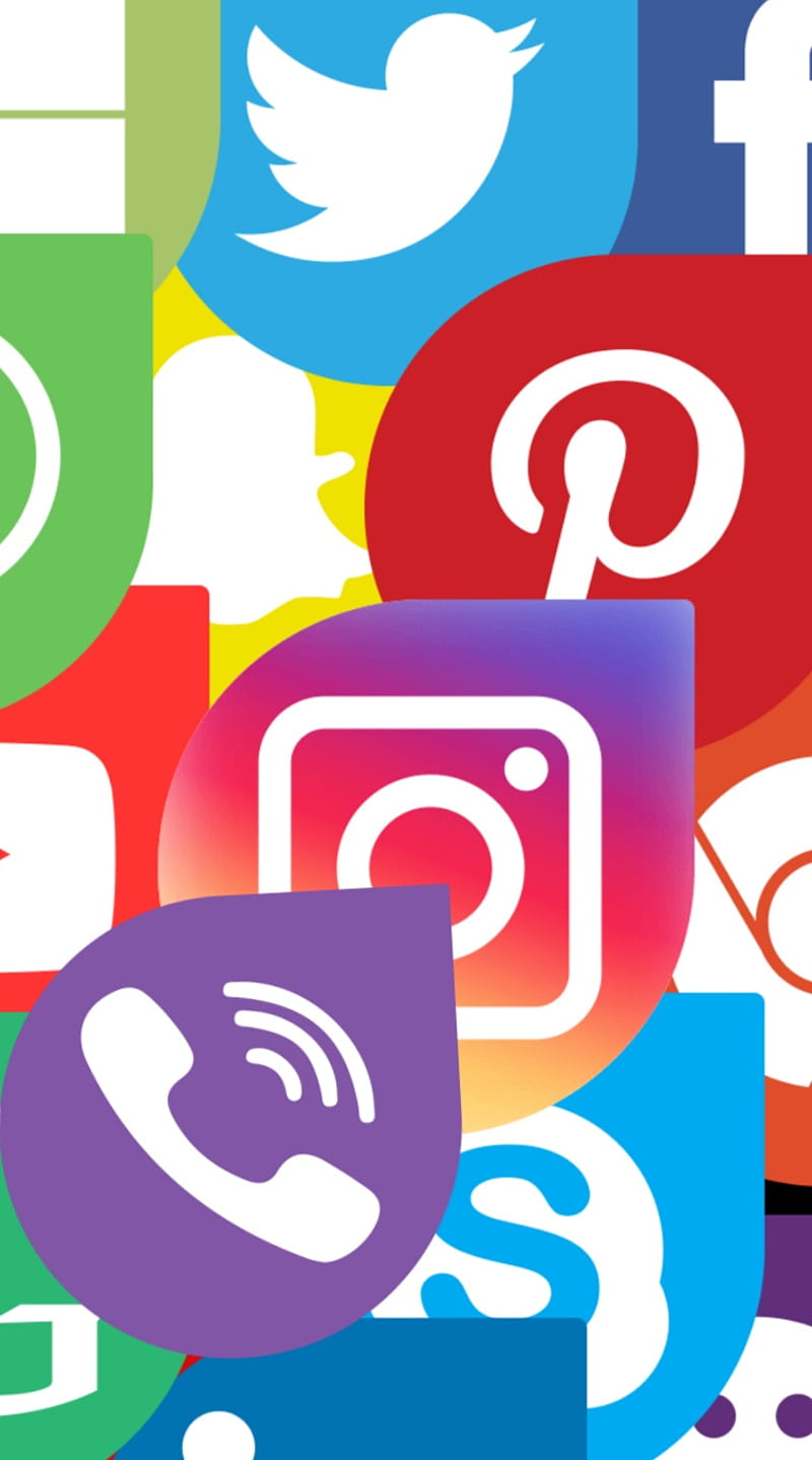 Social media, google, viber, HD phone wallpaper
