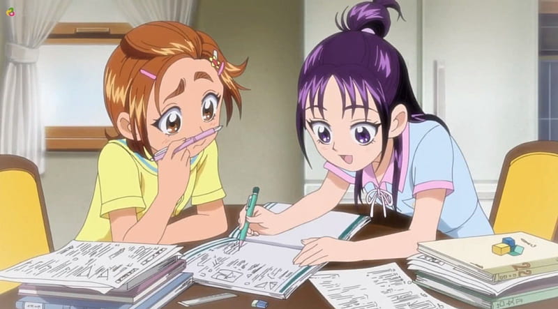 HD anime girl studying wallpapers | Peakpx
