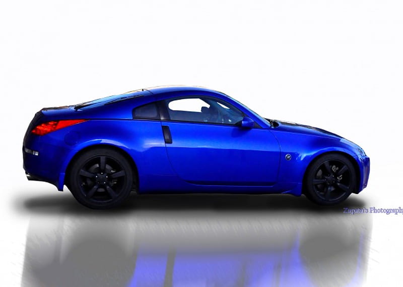 STEEL BLUE Z CAR, STEEL, BLUE, Z, CAR, HD wallpaper