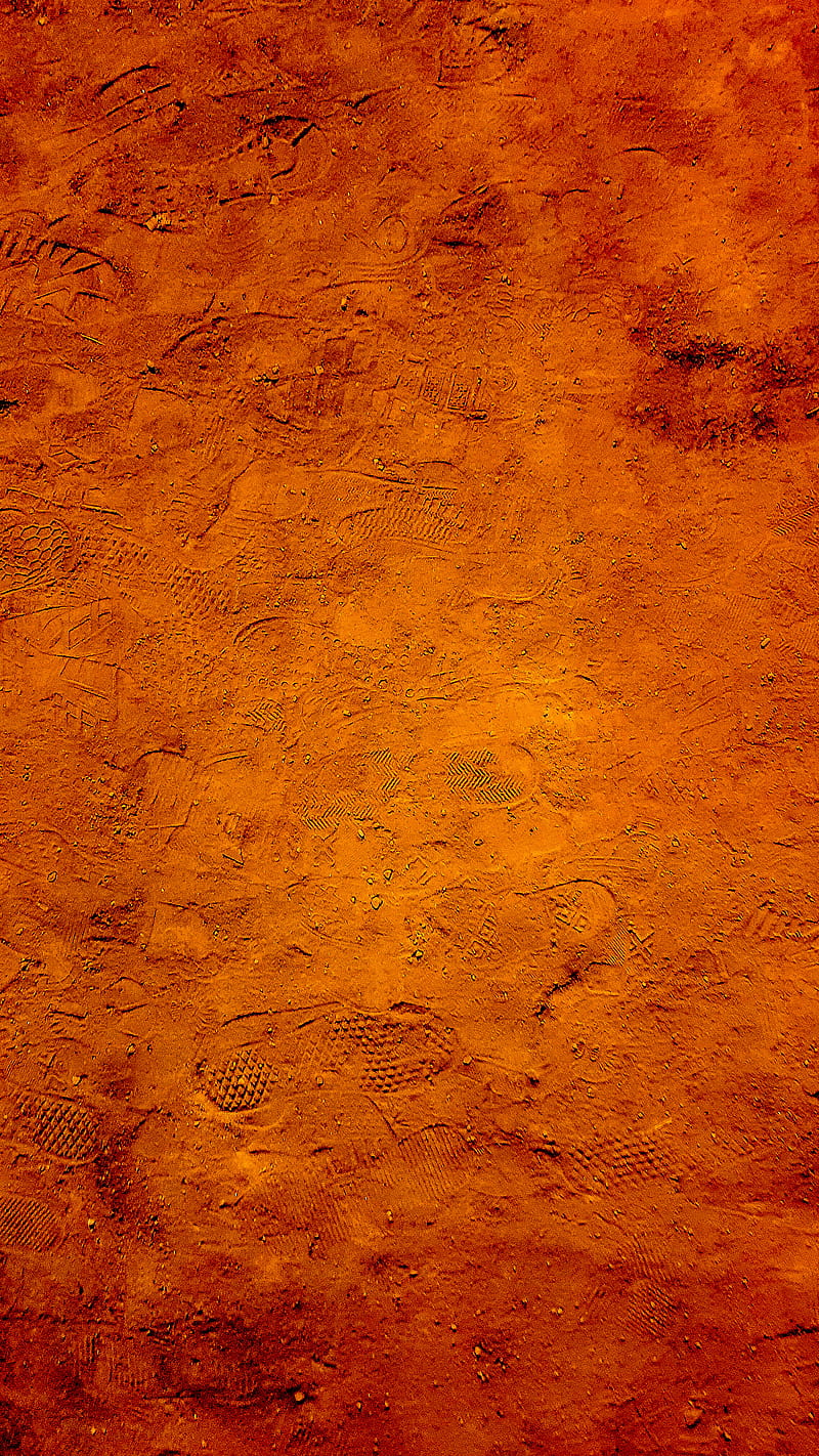 Mars, footsteps, planet, red, surface, HD phone wallpaper