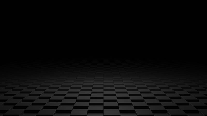 Dark 3d Shapes Floor, dark, shapes, abstract, 3d, HD wallpaper