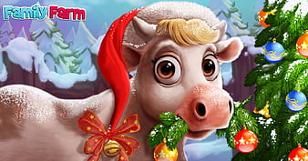 1266 Cow Wallpaper Christmas Images Stock Photos  Vectors  Shutterstock