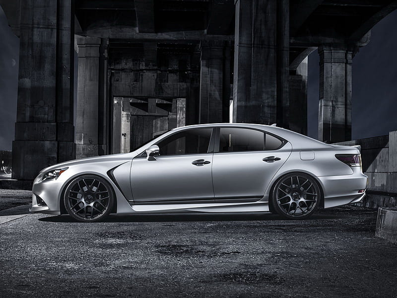 Lexus Project Ls 460 F-Sport By Five Axis, Silver, Black Wheels, 4 Door ...