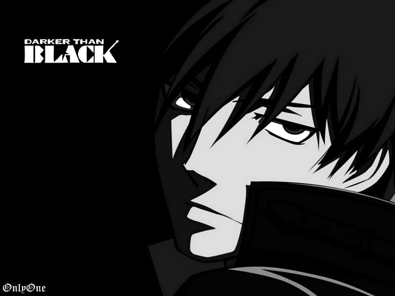 Male character illustration, anime, Darker than Black, Hei HD wallpaper