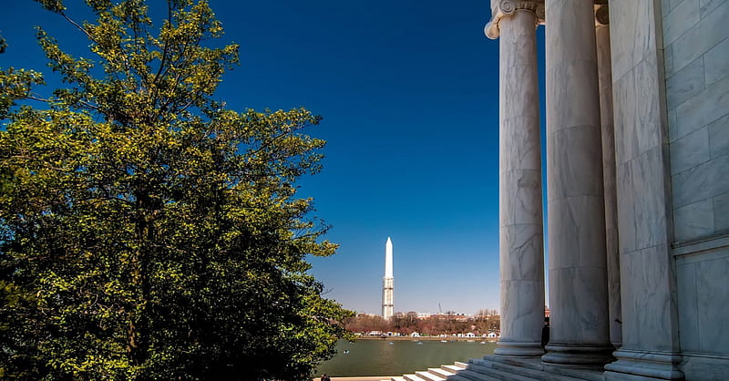 Washington DC Monuments, Monuments, Landmarks, Washington DC, Architecture, HD wallpaper