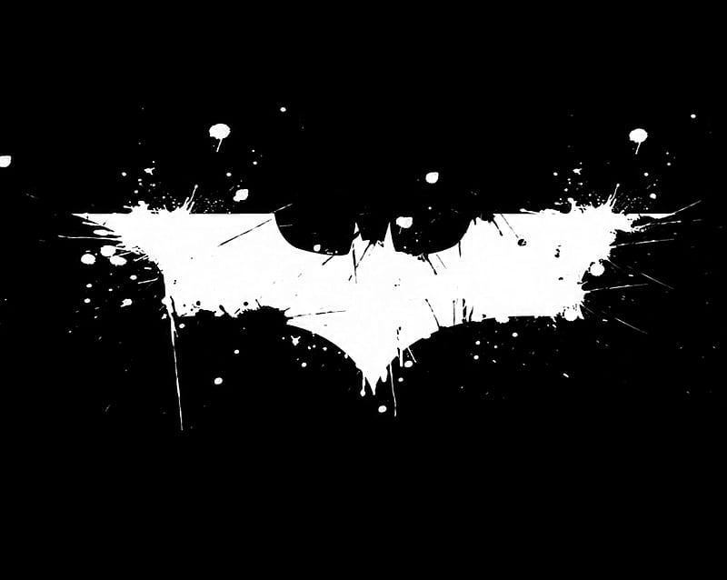 Batmans logo, bat symbol, batman batman, batman logo, the dark knight, HD wallpaper
