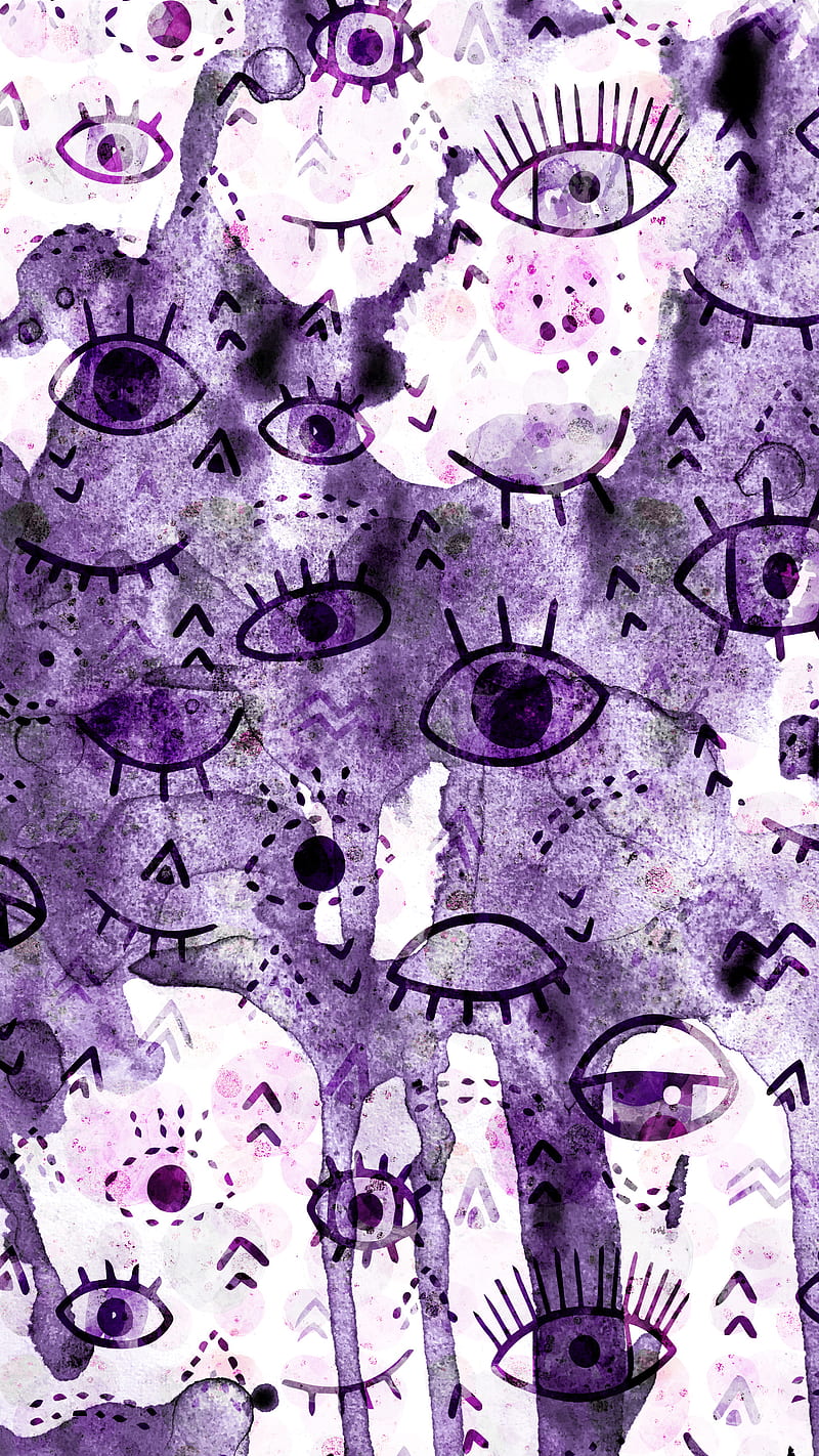 Violet Memphis Eyes, 80s, 90s, Greek, Pravokrug, Violet, abstract, background, black, closed, doodle, drawing, drawn, eye, fashion, geometric, hand, hipster, illustration, line, luck, memphis, minimal, modern, mystic, open, pattern, pop, psicodelia, simple, sketch, symbol, talisman, texture, trendy, white, HD phone wallpaper