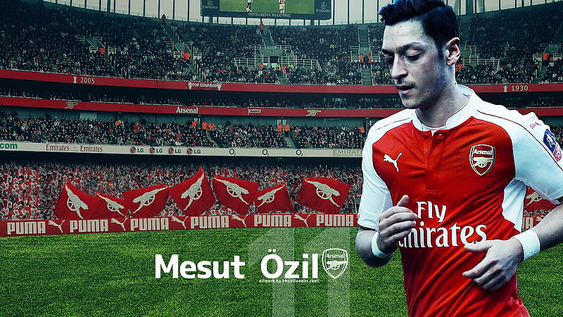 Arsenal Mesut Ozil, arsenal, football, mesut ozil, ozil, HD wallpaper