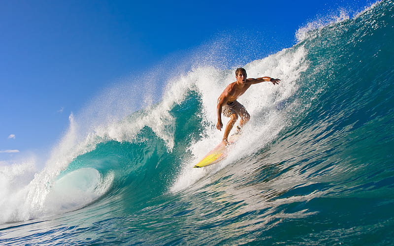 Summer surfing - Extreme sports, HD wallpaper