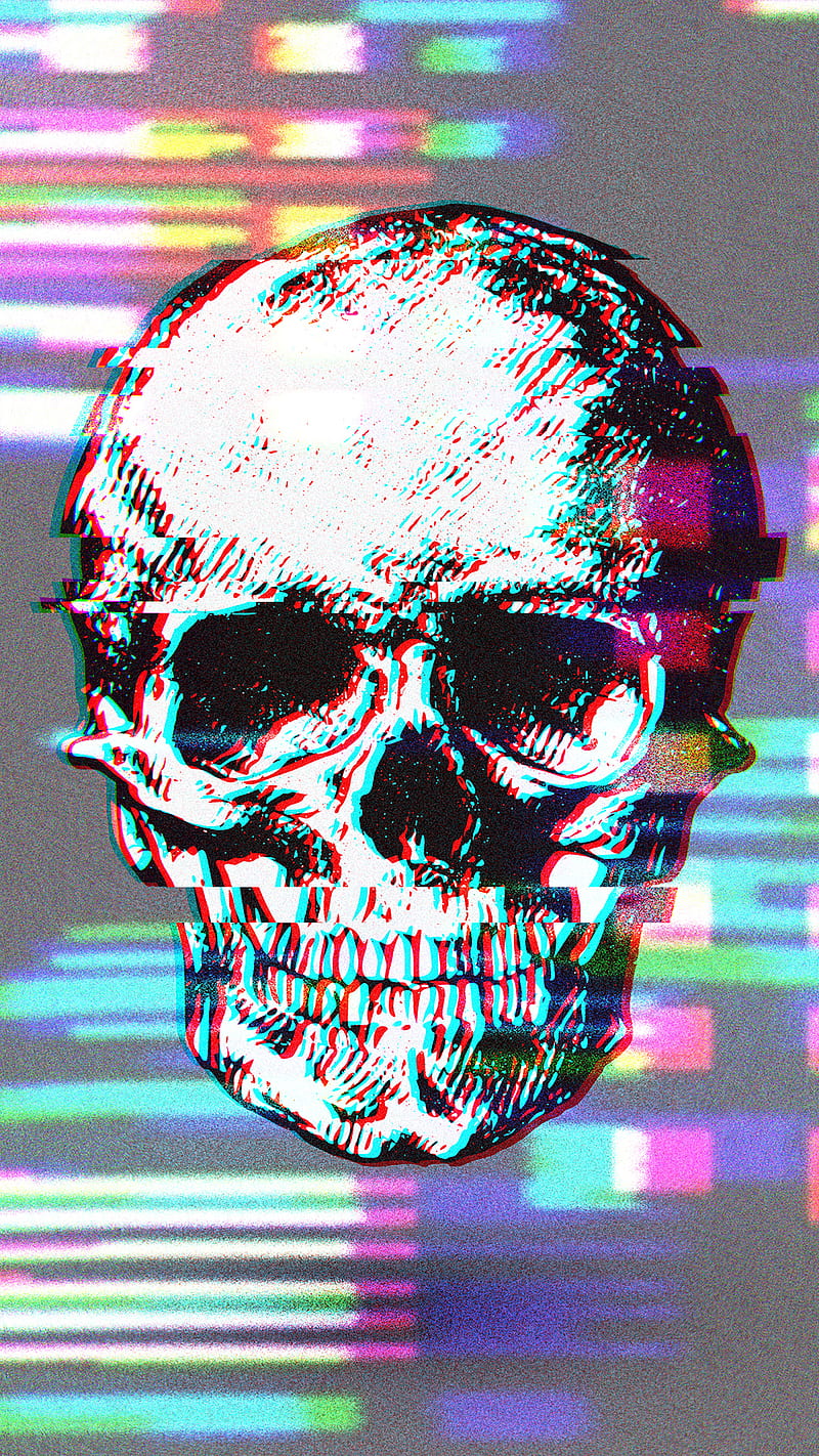 HD wallpaper Alien Colorful Fantasy Head Psychedelic Skeleton   Wallpaper Flare
