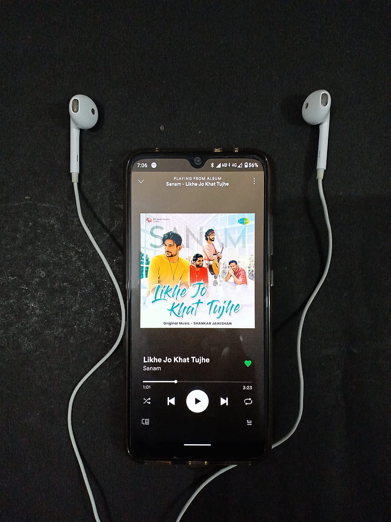Music lover, earphones, edge, mi, HD phone wallpaper