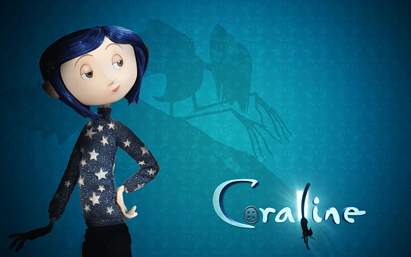 Coraline, animated, 3d, henry selick, magical, adventure, HD wallpaper