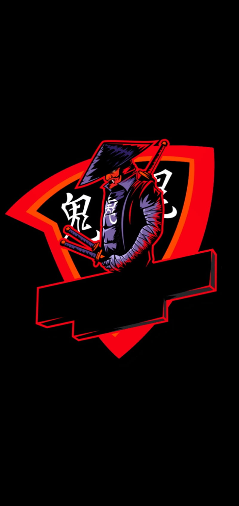 Samurai gamer logo , alchemist, ninja, HD phone wallpaper