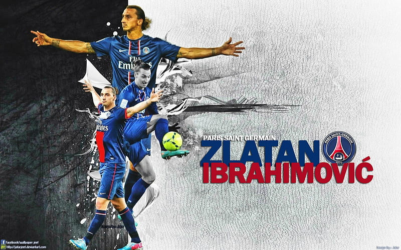 Zlatan Ibrahimovic , ac milan, Paris Saint-Germain , nike, psg, champions league, Ibrahimovic, football, Zlatan Ibrahimovic psg, HD wallpaper