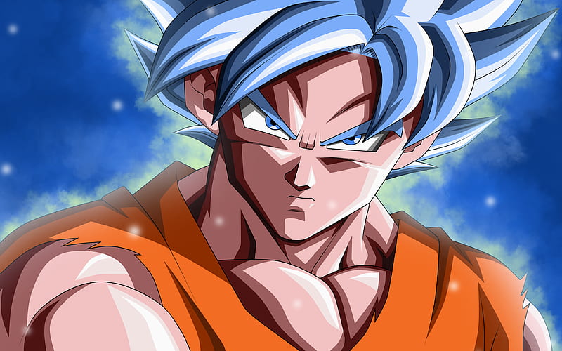 Goku ssj blue, anime, dragon ball, dragon ball super ssjblue, HD