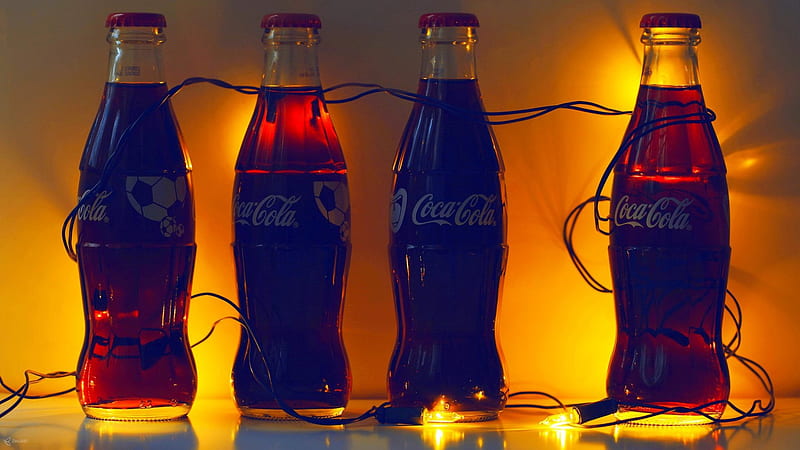 COOL COLA, cola, drinks, lights, carbonated drink, HD wallpaper | Peakpx