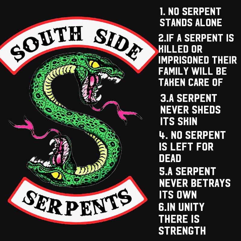 Serpents logo, moter cycle gang, riverdale, southside serpents, HD phone wallpaper