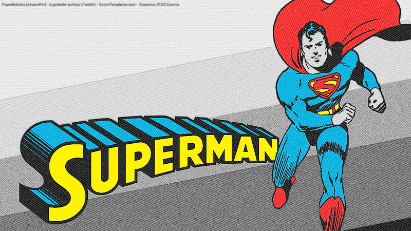 Superman Embroidered Golden Age, superhero, comics, golden age comics, dc comics, superman, HD wallpaper